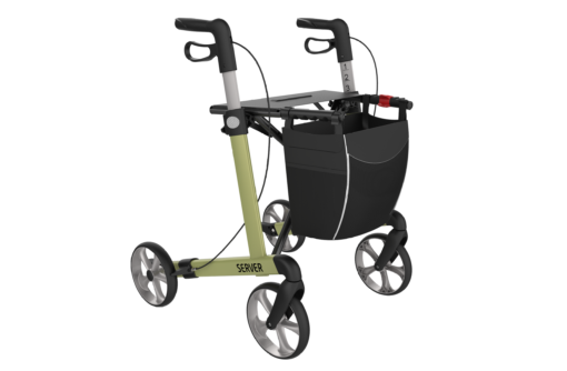 Lichtgewicht rollator Server olive green