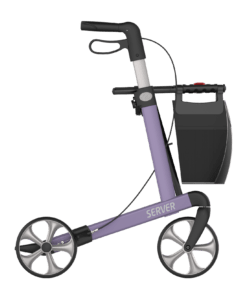 Lichtgewicht rollator Server purple lila