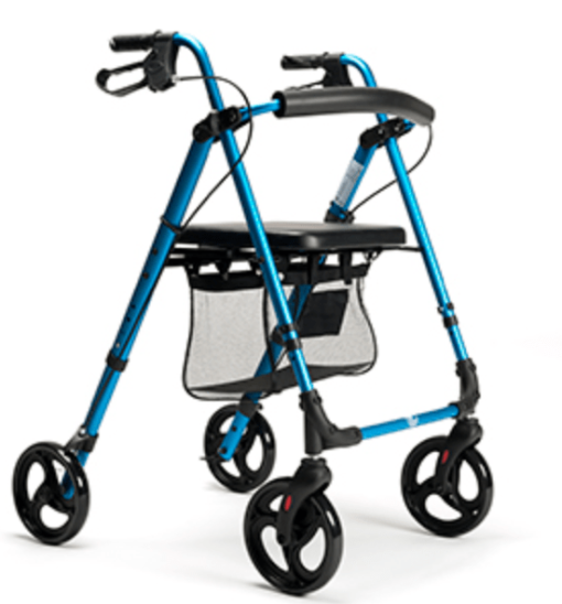 goedkope rollator eco plus blauw