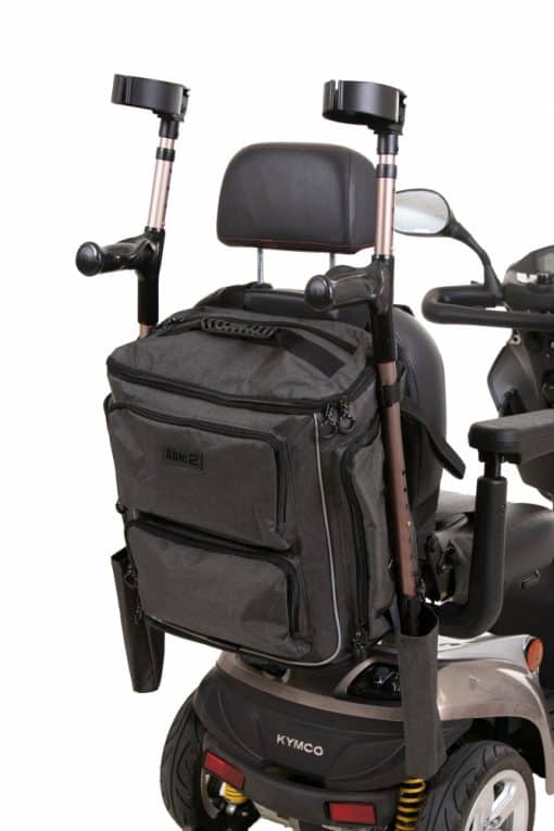 Torba Luxe rolstoel scootmobieltas grijszwart 2