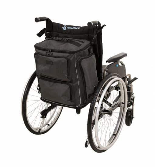 Torba Luxe rolstoel scootmobieltas grijszwart 4