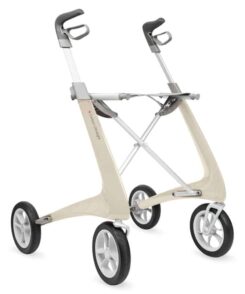 Lichtgewicht rollator carbon wit