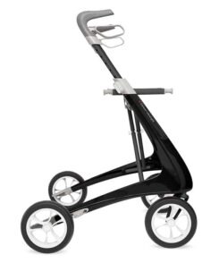 Lichtgewicht rollator carbon zwart