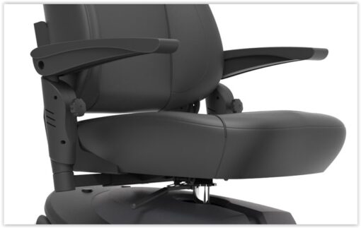 Luxe stoel met armleuning van de Mio 2 scootmobiel