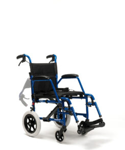 rugleuning neergeklapt bij rolstoel bobby