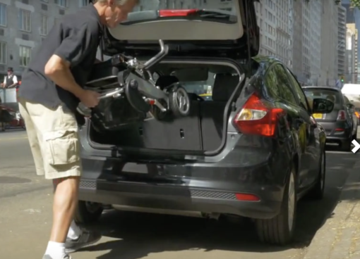 kleine opvouwbare elektrische rolstoel