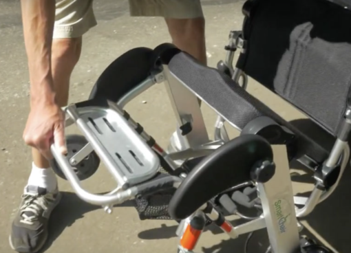 opvouwbare elektrische rolstoel voor in de auto