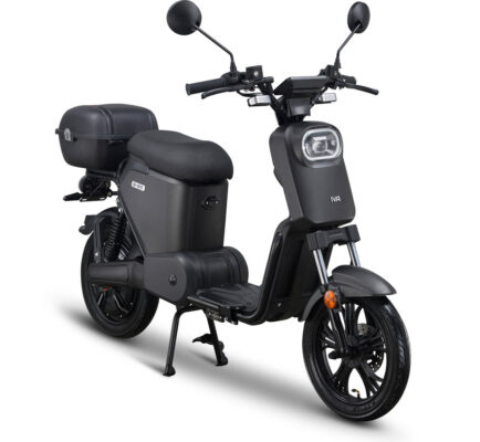 elektrische scooter S2 matzwart van iva