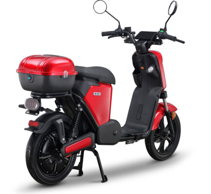 Elektrische scooter van Iva kleur Rood