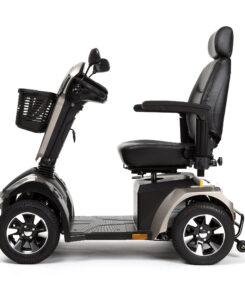 Zijaanzicht scootmobiel mercurius 4 champagne