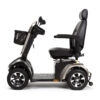 Mercurius 4D champagne Side view scaled Zijaanzicht scootmobiel mercurius 4 champagne