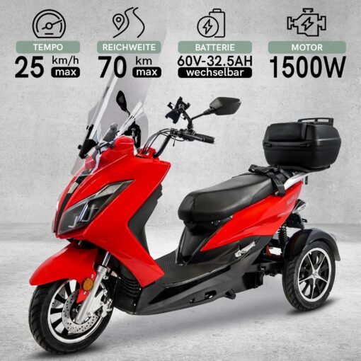 Scootmobiel Rolektro Maximus MX3-25plus met 2 Lithium_accus - Afbeelding 11