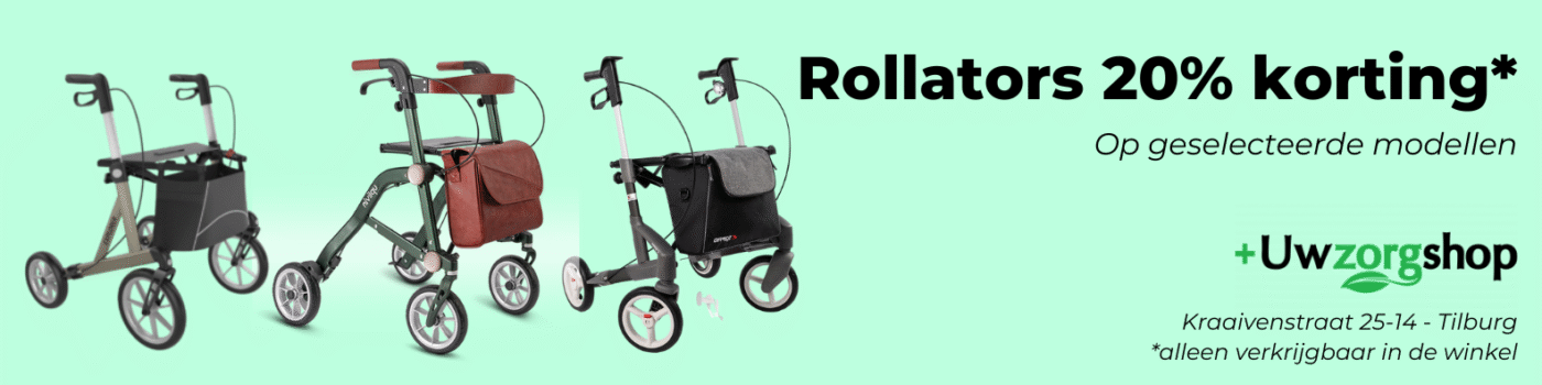 2. website banner 20 korting op rollators