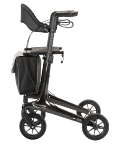 Carbon rollator carbon zijkant