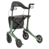 Carbon rollator groen achterkant