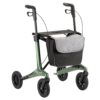 Carbon rollator groen met tas zonder rugsteun