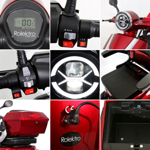 E-Trike 25V2 met lage stoel - in diverse kleuren - Afbeelding 6