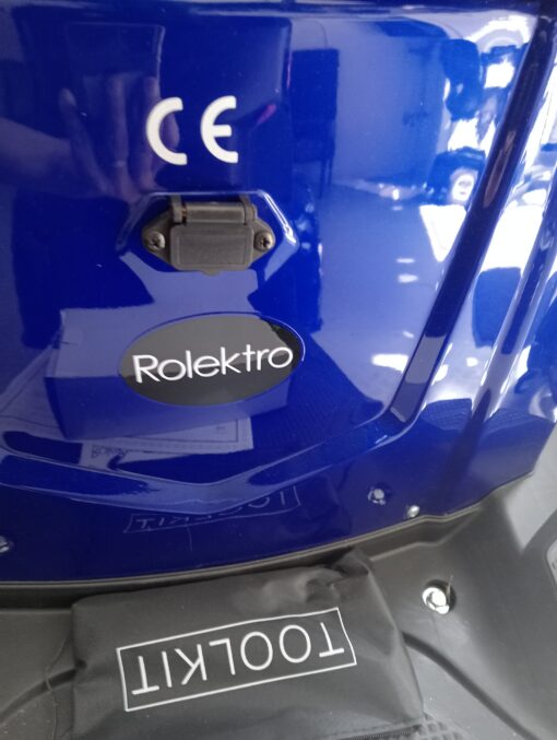 Demo Model - Rolektro scootmobiel E-Quad 25 - v2 premium Loodgel accu - kleur Blauw - Afbeelding 5