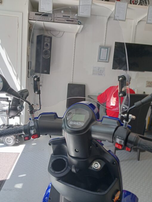 Demo Model - Rolektro scootmobiel E-Quad 25 - v2 premium Loodgel accu - kleur Blauw - Afbeelding 4
