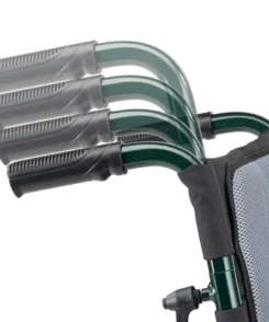 m10 rolstoel groen verstelbare handvaten