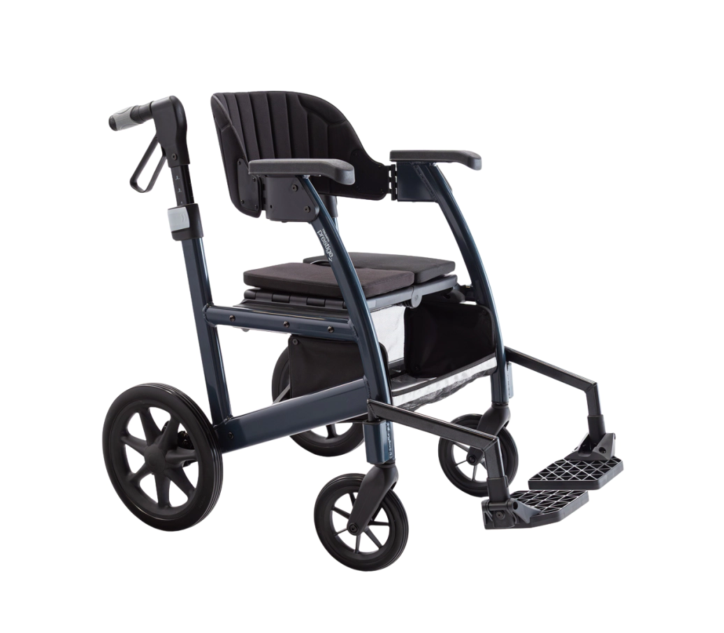 triumph prestige midnight blue 2 Triumph Prestige Rollator en rolstoel in 1 -Midnight blue - Afbeelding 3