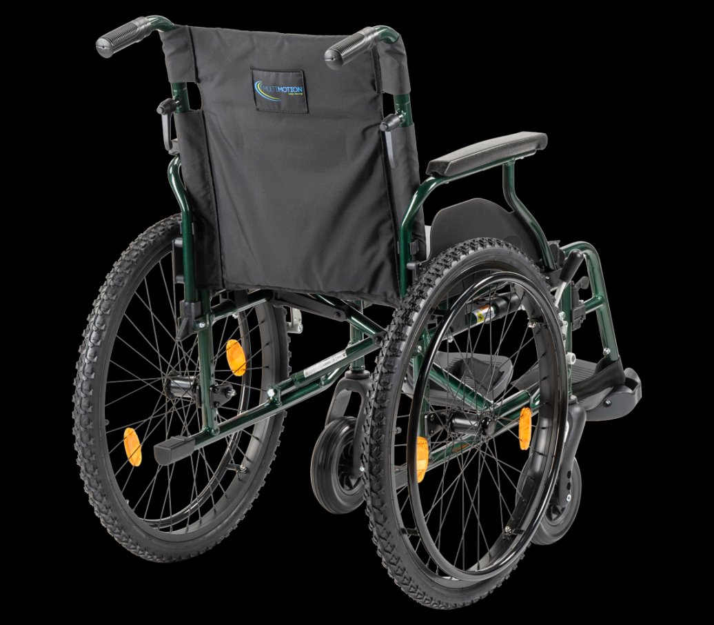 1000033551 Rolstoel M10 Multi-motion -45 cm - kleur groen - Afbeelding 4