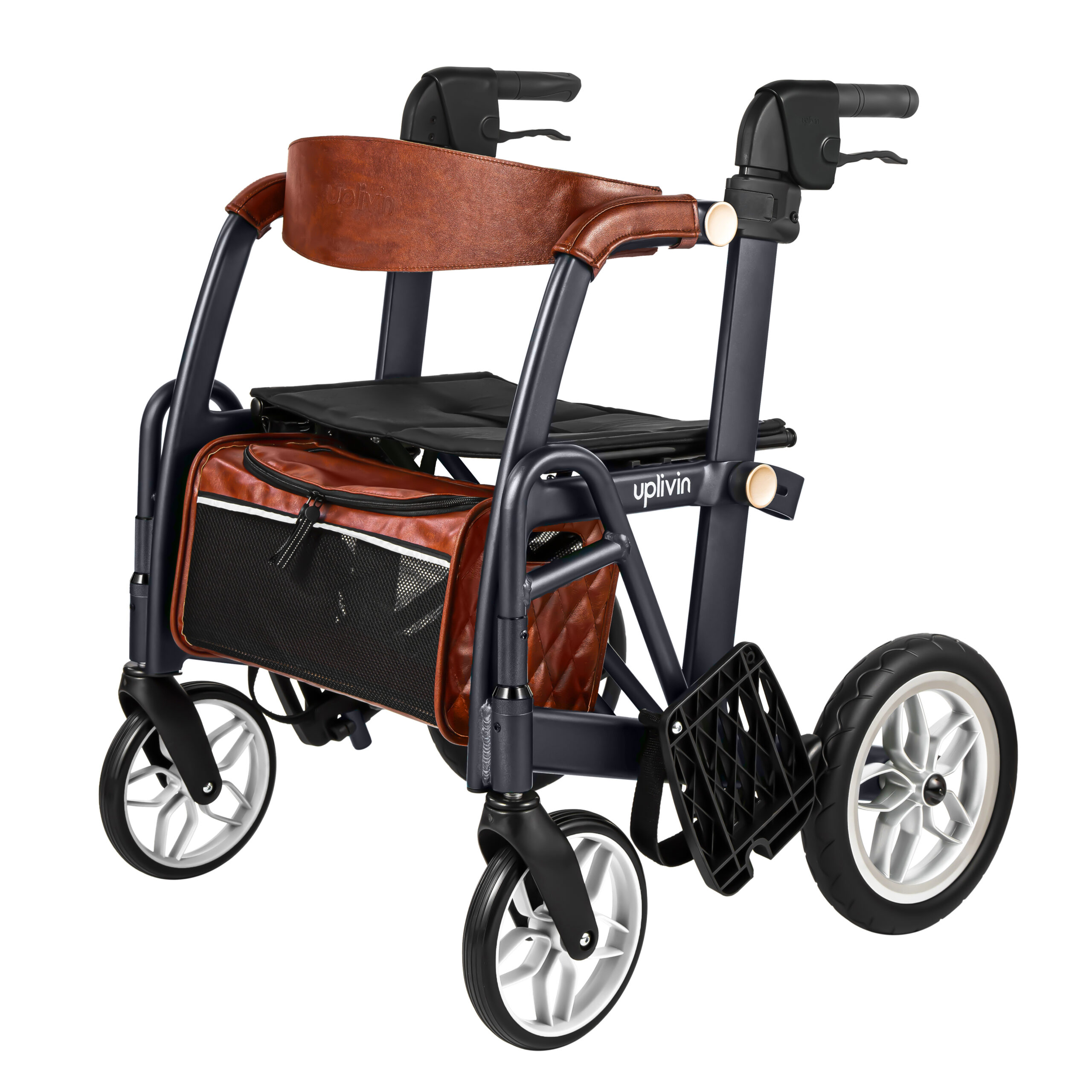 2n1 Black P05 scaled 1 Glide 2 in 1 rolstoel & rollator - Afbeelding 10