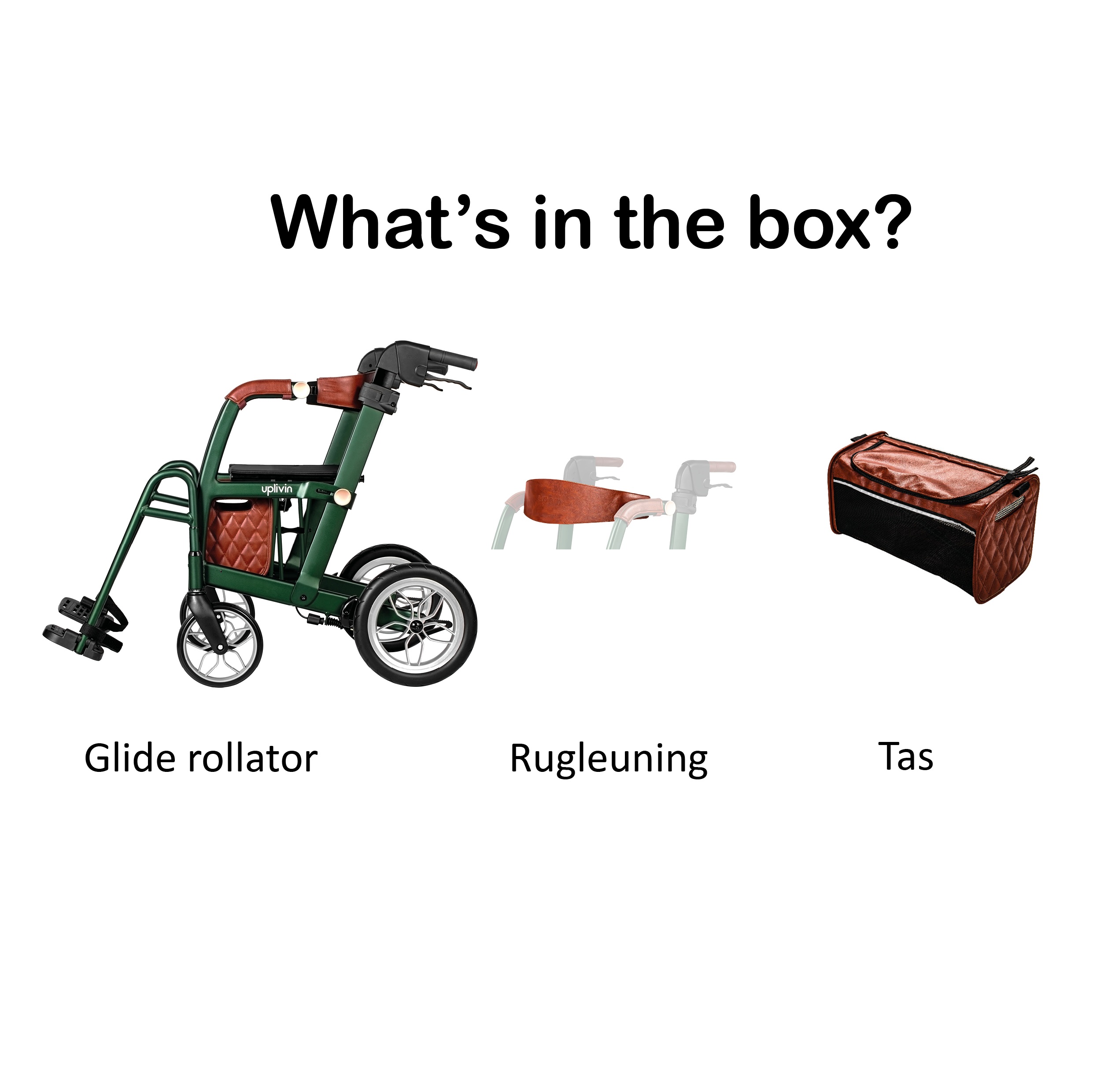 Whats in the Glide 2 in 1 rolstoel & rollator - Afbeelding 5