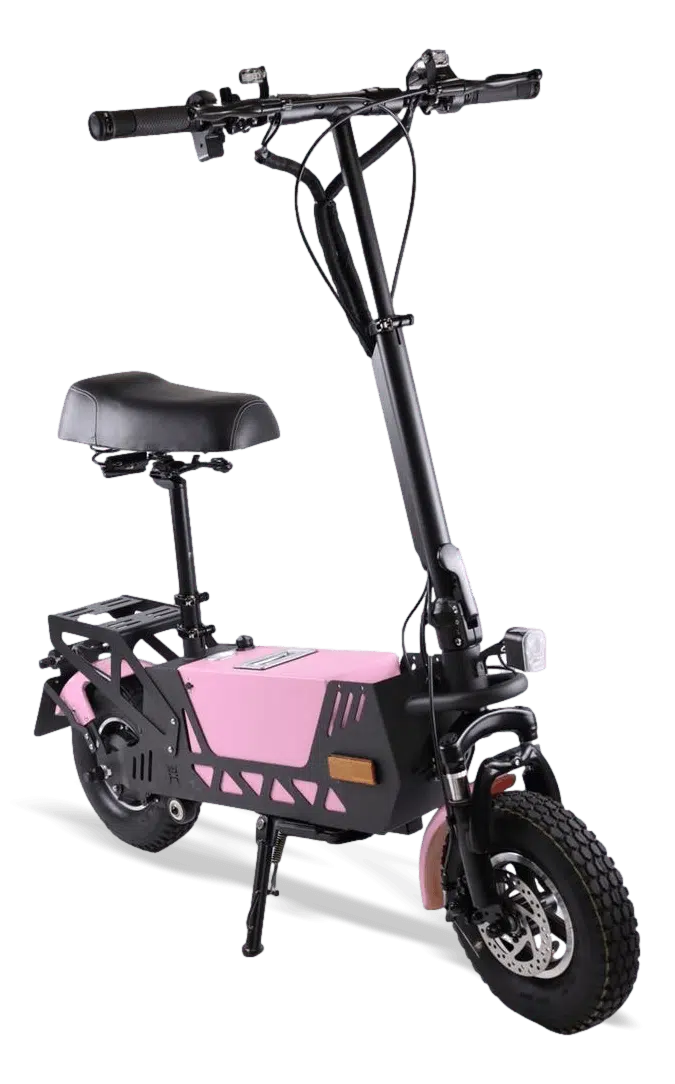HANK PINK e1772806251133 HANK Tweewielige Opvouwbare Scootmobiel - Afbeelding 6