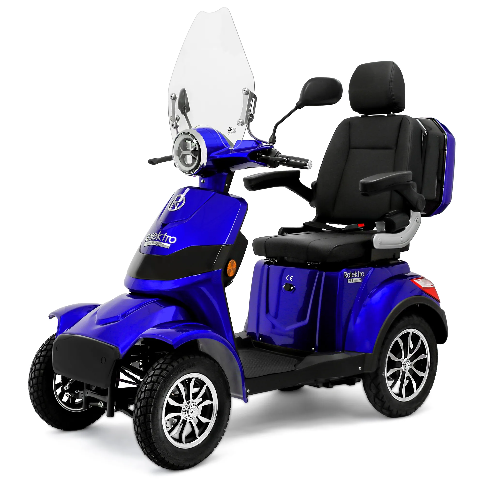 35122 E Quad25V2 Premium Blau 003.jpg Rolektro E-Quad V.2 PremiumRolektro E-Quad V.2 Premium - Afbeelding 2