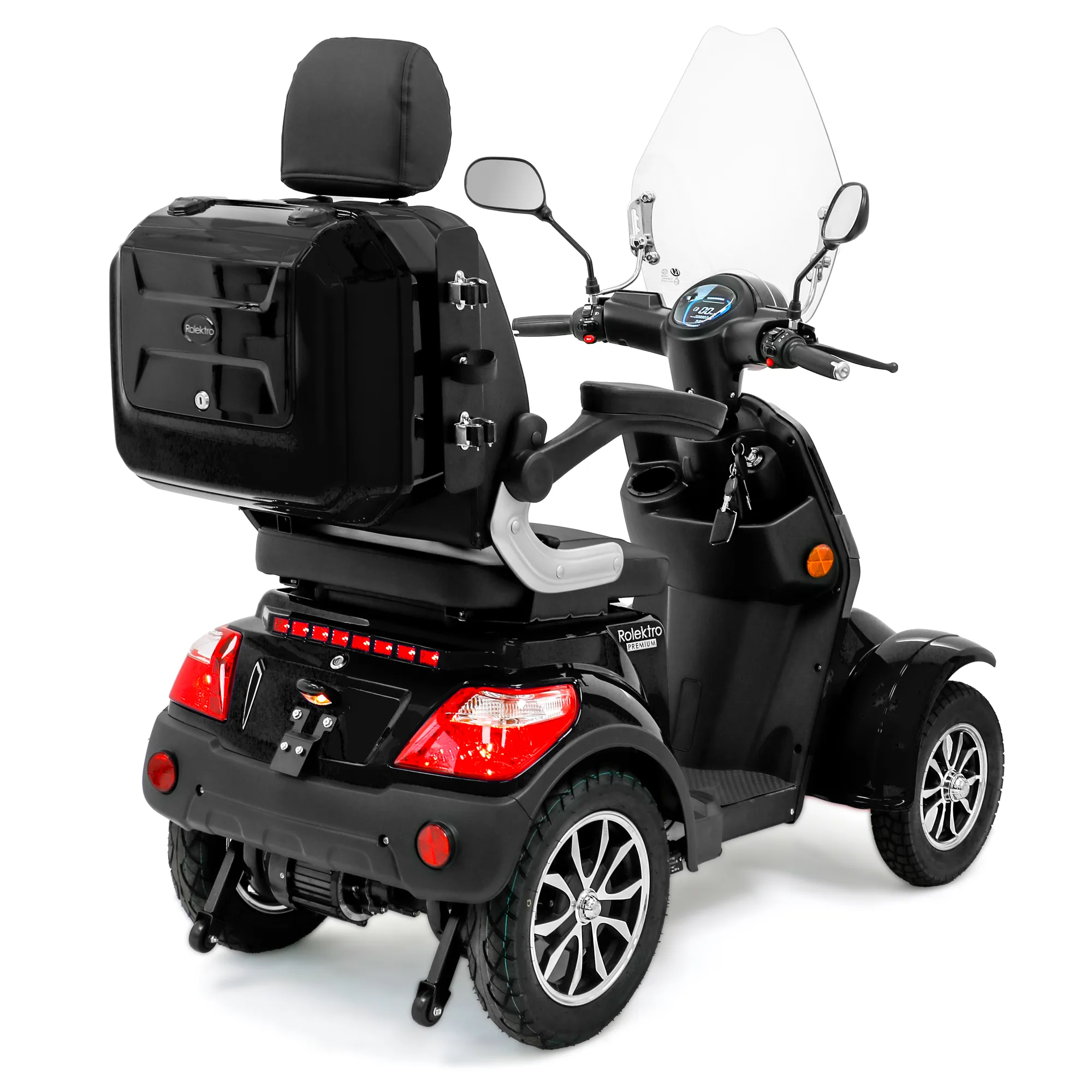 35124 E Quad25V2 Premium Schwarz 002.jpg Rolektro E-Quad V.2 PremiumRolektro E-Quad V.2 Premium - Afbeelding 9