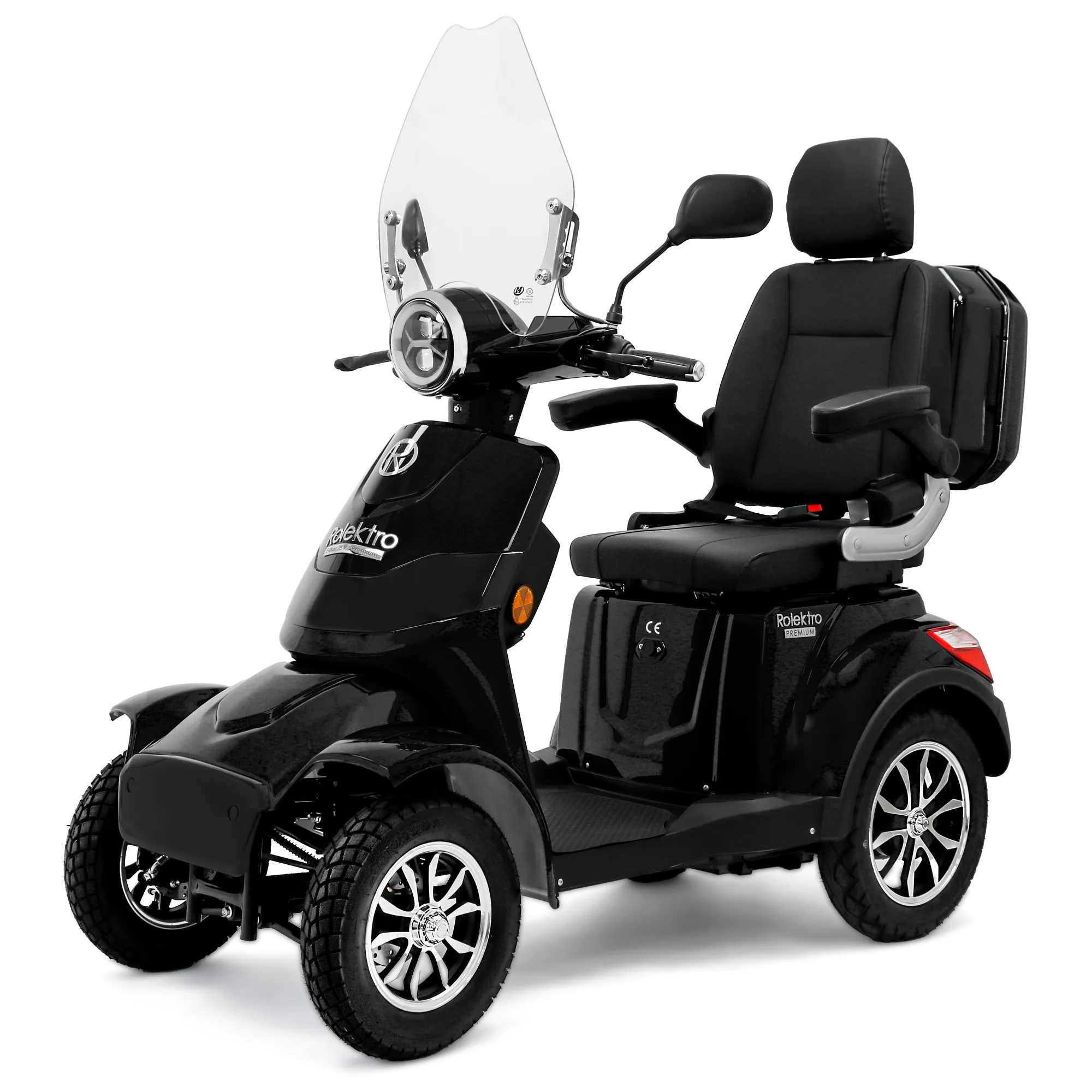 35124 E Quad25V2 Premium Schwarz 003.jpg Rolektro E-Quad V.2 PremiumRolektro E-Quad V.2 Premium - Afbeelding 10