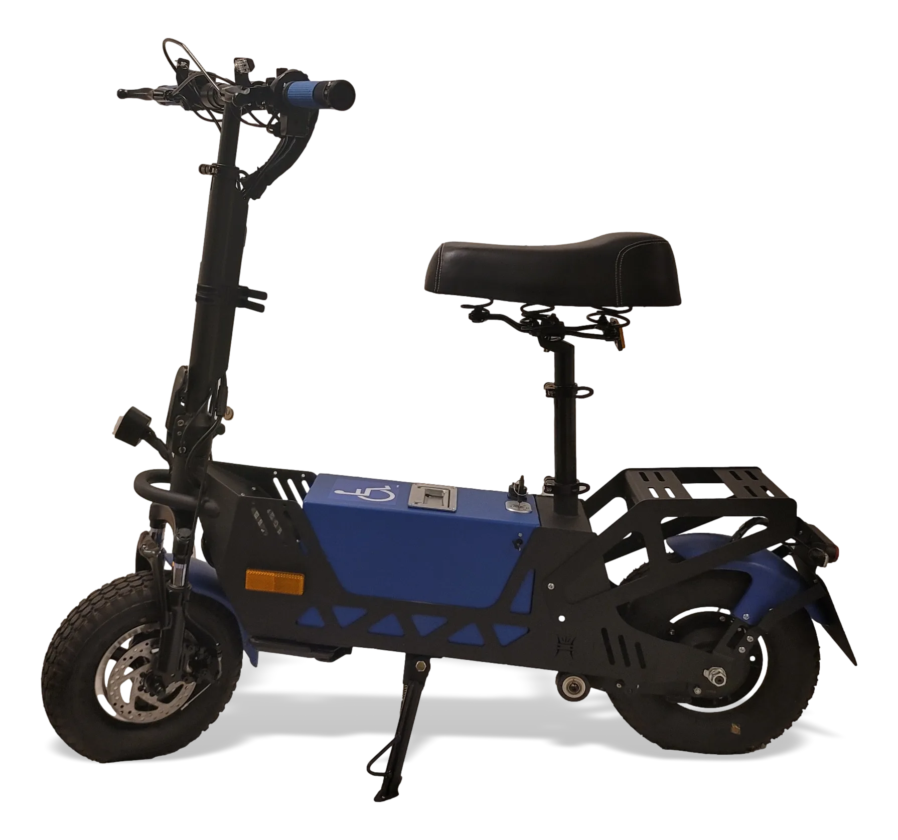 HANK BLUE 2.png HANK Tweewielige Opvouwbare ScootmobielHANK Tweewielige Opvouwbare Scootmobiel - Afbeelding 6