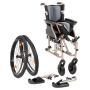 m10 rolstoel champagne ingeklapt 1 1 MultiMotion M10 rolstoel - Champagne - 50 cm zitbreedte - Afbeelding 4
