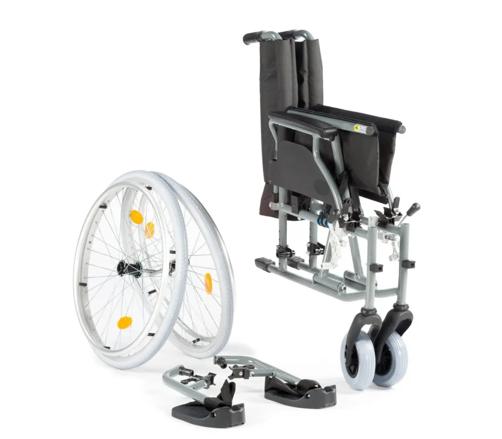 m6 uit elkaar 1 MultiMotion M6 rolstoel - 50 cm zitbreedte - Afbeelding 3