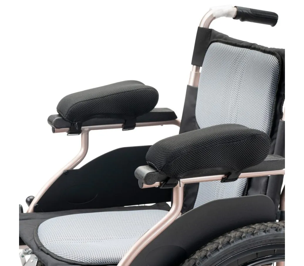 zachte armsteun pads 2 MultiMotion Armsteun pads met gel voor rolstoel - Afbeelding 3