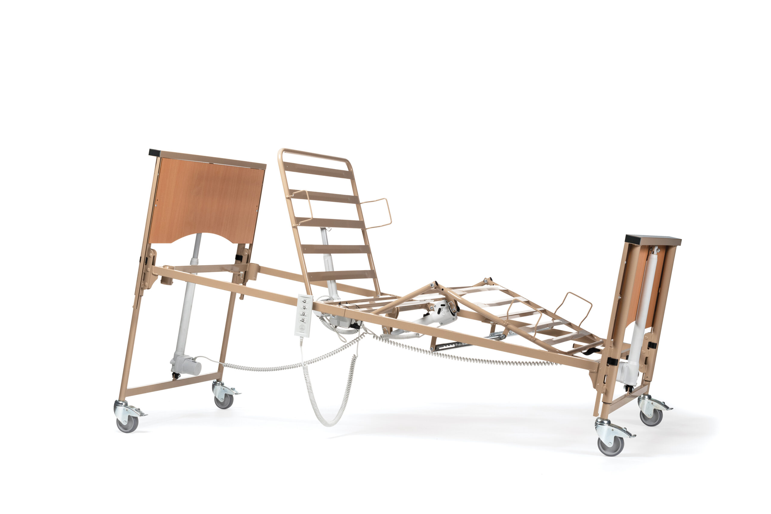 Club Vario 3Q Anti Trendelenburg no sidebars backrest legrest up no panels scaled Hoog Laag Bed - CLUB - Afbeelding 6