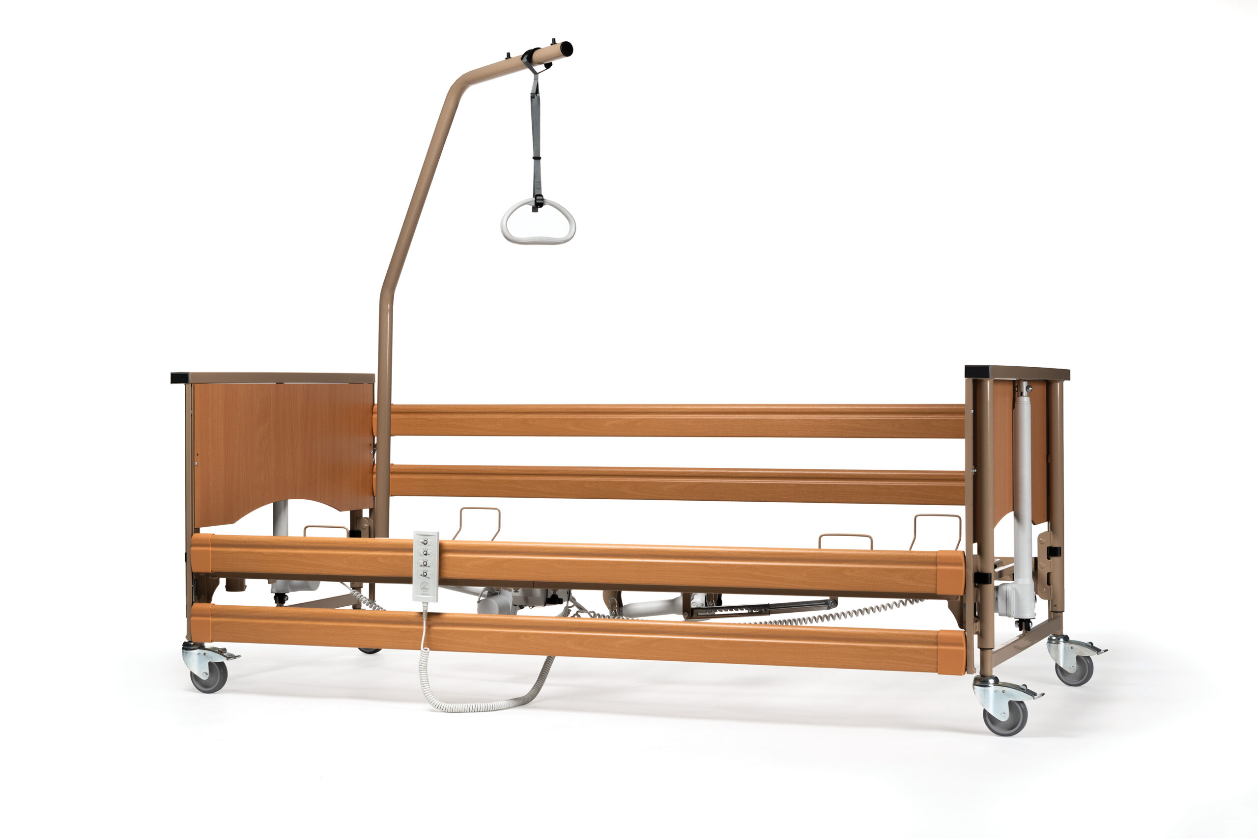 Club Vario 3Q no matrass with monkey pole no panels scaled Hoog Laag Bed - CLUB - Afbeelding 9