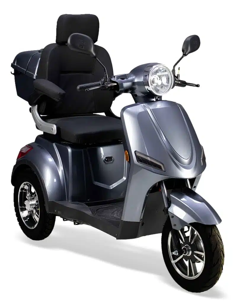 volta vm4 neo grey 2 Volta VM4 Neo Driewiel Scootmobiel - kleur grijs - Snelheid max 25 km