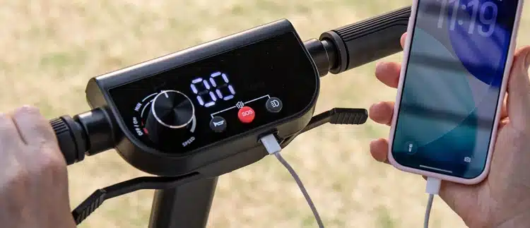 display m2 SuperPI M2 opvouwbare scootmobiel - 17kg - Afbeelding 10
