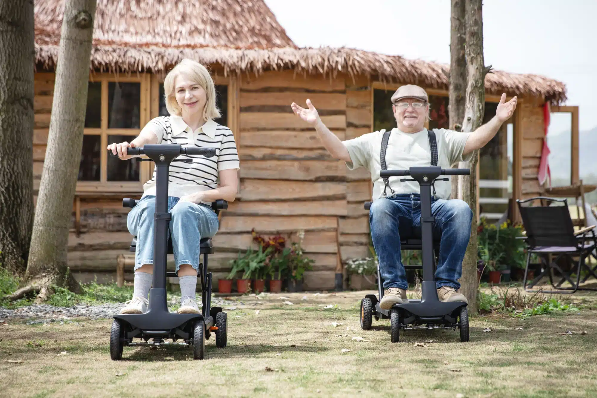 scene couple m2 SuperPI M2 opvouwbare scootmobiel - 17kg - Afbeelding 5